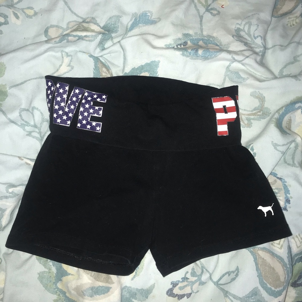 pink yoga shorts